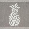 Martha Stewart Aloha Modern Pineapple Anti-Fatigue Air-Infused Kitchen Mat, Blue, 19.6″x39″(Grey)
