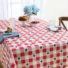 Martha Stewart Americana Star Gingham Plaid Indoor Tablecloth, Patriotic USA America Decor, Red/White/Blue, 60″x84″(84″ x 60″ (Rectangular))