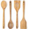 Martha Stewart Bainford 4-Piece Wooden Kitchen Tool Set – Olive