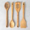 Martha Stewart Bainford 4-Piece Wooden Kitchen Tool Set – Olive