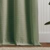 Martha Stewart Beige Room Darkening Curtains Textured Lined Grommet Window Curtain Panel Pair, Sutter, Set of 2, 84″, Sand(Olive)