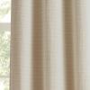 Martha Stewart Beige Room Darkening Curtains Textured Lined Grommet Window Curtain Panel Pair, Sutter, Set of 2, 84″, Sand(Sand)