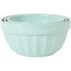 Martha Stewart Broadbrook 3 Piece 4 Qt, 2.8 Qt, 2.1 Qt Stoneware Bowl Set – Sharkey Grey(Martha Blue)
