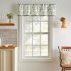 Martha Stewart Chickens 3-Piece Window Curtain Valance and Tiers Set, Multi(Green)
