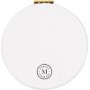 Martha Stewart Compact Mirror, Slim Pocket Mirror with Standard & Magnified Glass, Travel Makeup Mirror for Purse or Stocking Stuffer (Holiday Bow)