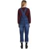 Martha Stewart Convertible Overall, Denim Utility Jumpsuit, Adjustable Cotton Workwear, Stretch Bibs(Dark Rinse)