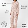 Martha Stewart Cooling Rayon Pajama Set for Women | Long Sleeve, Button-Down Style for Cool, Comfortable Coverage(Evening Sand)