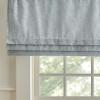 Martha Stewart Cottage Floral Jacquard Room Darkening Lined Window Curtain Valance, 50″ W x 18″ L, Light Blue(Light Blue)