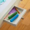 Martha Stewart Crafting Kids Art Table with Paper Roll – Linen White: Kids Craft Desk and Art Organizer for Kids | Wooden Toddler Activity Table | Playroom Arts and Craft Storage(Linen White)