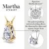 Martha Stewart Emerald Cut Lab Grown Diamond Solitaire Necklace in 14 Karat Gold, Lab Grown Diamond Necklace(yellow-gold)