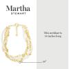 Martha Stewart Four Twisted Strand Pearl and Chain Necklace In Gold, For Women