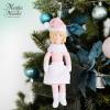 Martha Stewart Funny Christmas Ornaments for Adults – Martha on The Mantel Holiday Collectible Décor, Christmas Tree Decoration, Secret Santa Collectible(Pink-body)