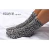 Martha Stewart Fuzzy Socks For Women – 2 Pairs – Warm And Cozy For Winter, Stocking Stuffer(Black/Silver Grey)