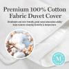Martha Stewart Goose Feather Down Fiber Cotton Comforter Queen Size, Feather Duvet Insert Queen, Hotel Collection Hypoallergenic Comforter 50oz Light Warmth 90 x 90 Inch White(White/All Seasons)