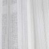 Martha Stewart Hampton Stripe Sheer Rod Pocket Single Curtain Panel, 95″, Grey(Grey)