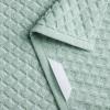 Martha Stewart Honeycomb Chambray Textured Kitchen Towel 4-Pack Set, 100% Cotton with Absorbent Terrycloth, Decorative Kitchen Towels, Mint Green, 16″x28″(Mint Green)
