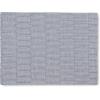 Martha Stewart Honeycomb Modern Farmhouse Reversible Placemat 4-Pack Set, White, 13″x17.5″(Blue)
