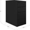 Martha Stewart Kayden Home Office Modular File Cabinet with 3 Drawers in Black with Oil Rubbed Bronze Hardware(Black)
