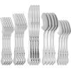 Martha Stewart Kendleton 20 pc Stainless Steel Flatware Set – Mirror Polish(Thornbank (Mirror Finish))