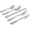 Martha Stewart Kendleton 20 pc Stainless Steel Flatware Set – Mirror Polish(Thornbank (Mirror Finish))