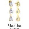 Martha Stewart Lab Grown Diamond Earrings, Pear Shape Drop Style, 14K Gold, Fine Jewelry for Women(yellow-gold)