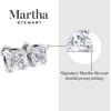 Martha Stewart Lab Grown Diamond Stud Earrings in 14 Karat Gold, Lab Grown Diamond Earrings for Women(yellow-gold)