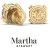 Martha Stewart Lab Grown Diamond Stud Earrings in 14 Karat Gold, Lab Grown Diamond Earrings for Women(yellow-gold)