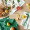 Martha Stewart Lint-Free Kitchen Towel 3-Pack Set, Herbs, 18″x28″(Herbs)