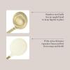 Martha Stewart Lockton 2-Piece Stainless Steel & Nylon Kitchen Skimmer and Ladle Set – Linen w/Gold