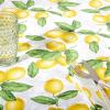 Martha Stewart Lots of Lemons Tablecloth Single Pack, White/Yellow, 60″x84″(84″ x 60″ (Rectangular))