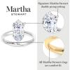 Martha Stewart Marquise Shape Lab Grown Diamond Solitaire Ring, Diamond Engagement Ring in 14 Karat Gold(yellow-gold)