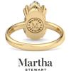Martha Stewart Marquise Shape Lab Grown Diamond Solitaire Ring, Diamond Engagement Ring in 14 Karat Gold(yellow-gold)