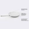 Martha Stewart Martha 10″ Triply Stainless Steel Saute Fry Pan w/Ceramic Non-Stick Interior
