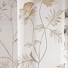Martha Stewart Marthas Garden Floral Semi-Sheer Rod Pocket Window Curtain Single Panel, 84″, Multi(Gold)