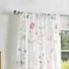 Martha Stewart Marthas Garden Floral Semi-Sheer Rod Pocket Window Curtain Single Panel, 84″, Multi(Multi Color)