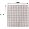 Martha Stewart Microfiber Cleaning Cloths, Ultra-Absorbent, Lint-Free Cleaning Towels for Home & Kitchen, Grey Gingham, 11 Inches, 24 Count(Grey Gingham)