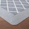 Martha Stewart Miles Modern Diamond Anti-Fatigue Air-Infused Kitchen Mat, Mint Green, 19.6″x32″(Blue)