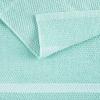 Martha Stewart Modern Waffle Kitchen Towel Set 6-Pack, Grey, 16″x28″(Aqua Blue)
