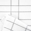 Martha Stewart Modern Waffle Kitchen Towel Set 6-Pack, Grey, 16″x28″(Grey)
