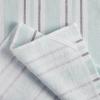 Martha Stewart Morris Stripe Kitchen Towel 2-Pack Set, Grey, 16″x28″(Aqua)