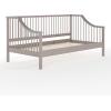 Martha Stewart Neely Platform Daybed with Wood Spindles, Solid Wood Frame, No Box Spring Needed, Twin Size, Gray(Grey)