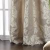 Martha Stewart Palermo Room Darkening Lined Rod Pocket Single Curtain Panel, 95″, Champagne(Champagne)