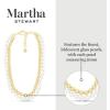 Martha Stewart Pearl and Gold Ball Necklace In Gold For Women