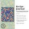 Martha Stewart Recipe Journal, Make Your Own Cookbook with 120 Pages for Detailed Recipe Notes, Ingredients and Instructions, Customizable Tabs, 11 x 9 inches, Floral Deep Ultramarine