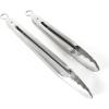 Martha Stewart Richburn 2-Piece Stainless Steel Tongs Set – 12-Inch and 9-Inch Kitchen Tongs for Grilling, Serving, and Cooking(Tong Set (12″ and 9″) (Pack of 4))