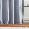 Martha Stewart Rivington Jacquard Room Darkening Grommet Window Curtain Panel Pair, 95″, Blue(Blue)