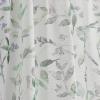 Martha Stewart Sheer Curtains Floral Botanical Kensington Flower Garden Rod Pocket Window Curtain Panel Pair, 95″, Multi Pink(Multi Green)