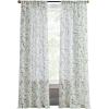 Martha Stewart Sheer Curtains Floral Botanical Kensington Flower Garden Rod Pocket Window Curtain Panel Pair, 95″, Multi Pink(Multi Green)