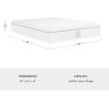 Martha Stewart SleepComplete King Mattress in a Box, Firm Pocket Spring and Foam Hybrid Mattress, Dual-Action Cooling, 5-Way Zoning, Coolweave Cover, 12 “, White(Queen)