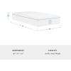 Martha Stewart SleepComplete King Mattress in a Box, Firm Pocket Spring and Foam Hybrid Mattress, Dual-Action Cooling, 5-Way Zoning, Coolweave Cover, 12 “, White(Twin)